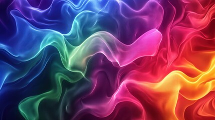 Obraz premium A Dark Background With A Vibrant Rainbow