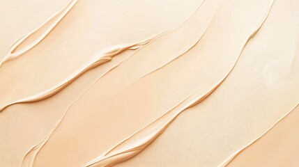 Obraz premium Beige foundation cream swatches showing texture