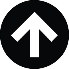 upward arrow icon vector for growth and direction, Up and down arrow icon in rounded corner