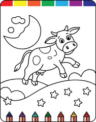 Charming Farm Animals Printable Coloring Pages, Farm Life Coloring Pages for Creative Kids, Friendly Farmyard Animals Fun Coloring Sheets, Simple and Cute Farm Animals Coloring Pages