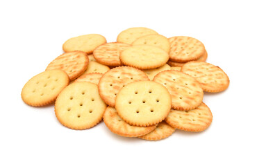 Cracker isolated on white background