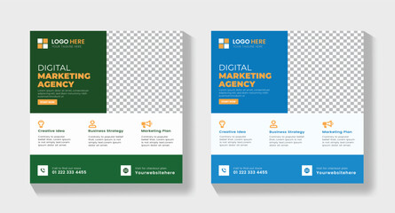 Professional Business Flyer Template , CMYK , Print Ready , Marketing Agency Social Media Post Template, Agency Social Media Post Template, Social Media Post Template , Facebook Post, ,LinkedIn Post