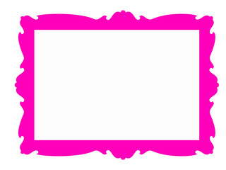 pink paper frame