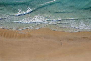 Fuerteventura - Wyspy Kanarysjskie - dron - top down