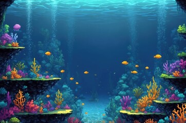 Colorful retro old vintage 2d pixel art game texture background illustration design, history and symbol theme concept.  
