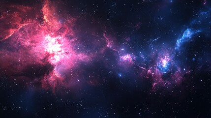 Naklejka premium Galaxy Background Watercolor Abstract Background