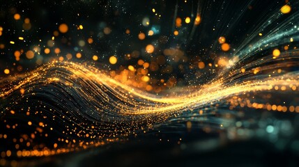 Naklejka premium Sparks in dynamic motion composition background