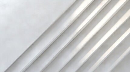 Obraz premium Abstract White Diagonal Lines Architectural Design