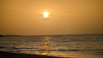 A sunrise in Boa Vista, Cape Verde, Africa (Cabo Verde)