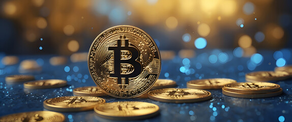 Bitcoin on a Dazzling Surface