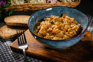 Bigos - traditional Polish food.
