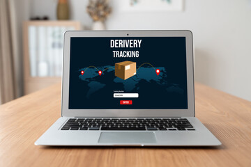 Delivery tracking system for e-commerce and modish online business to timely goods transportation...