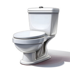 toilet isolated on transparent background