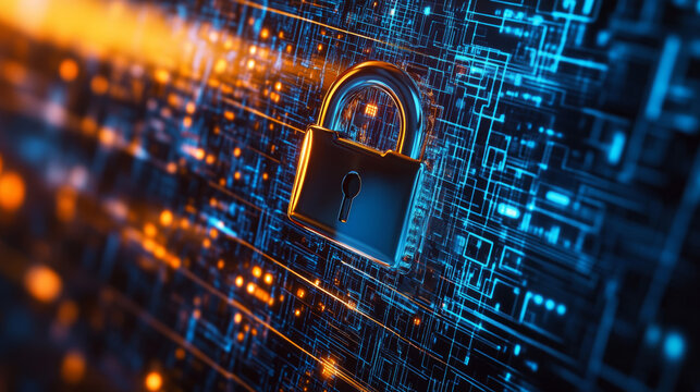 Protected Files confidental documents data security concept 3d rendering illustration