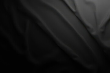 Obraz premium Soft Textures and Shadows of White Fabric Drapery in Minimalist Style