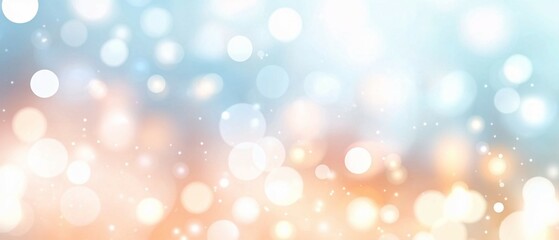 Fototapeta premium Abstract Pastel Bokeh Background with Soft Lights