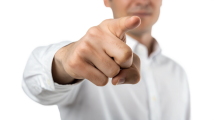 Pointing Finger. PNG.