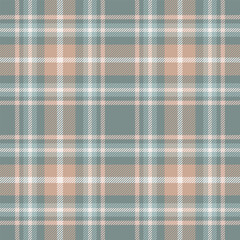 Plaid seamless pattern. Check line. Repeating tartan checks design. Repeated scottish stripe flannel. Scotland fabric prints. Gingham twill lattice. Repeat checkered weave plaids. Vector illustration