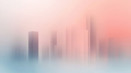 Fototapeta premium Abstract background with a gradient effect. it has a soft pink and blue color scheme, with the pink on the top and the blue on the bottom.