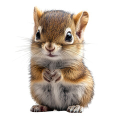 Obraz premium small furry animal isolated on transparent background