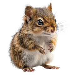 Obraz premium small furry animal isolated on transparent background