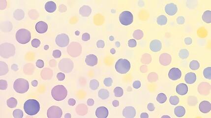 Pastel Watercolor Circles Abstract Background Design