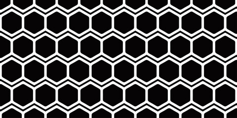 Vektor Stok Seamless Hexagons Pattern Vector Art,  background, digital abstract background banner, background software, elegant abstract background