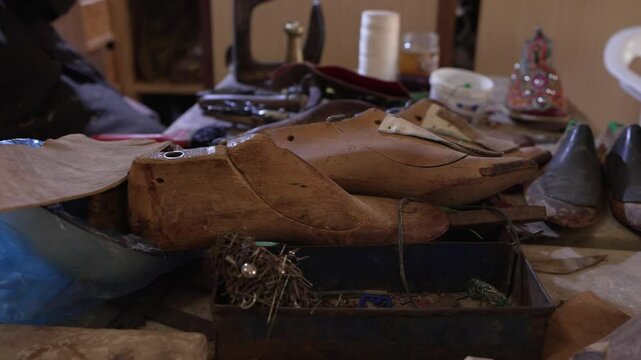 Shoe maker of Ghadames