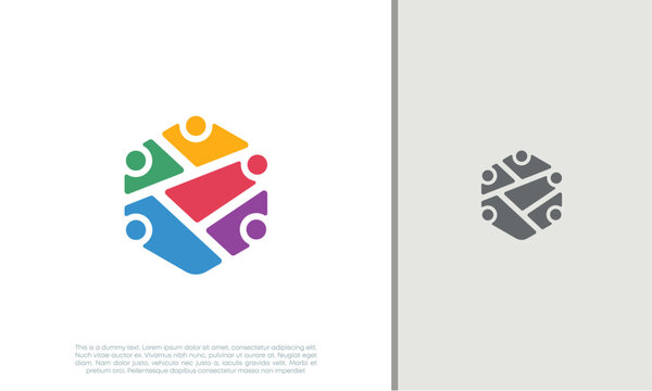 Global Community Logo Icon Elements Template. Community human Logo template vector. Community health care. Abstract Community logo. Social Networking logo designs.
