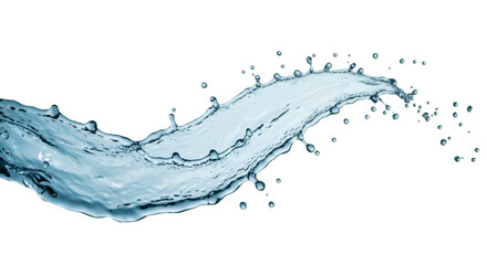 Obraz premium water splash isolated on white background