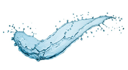 water splash isolated on white background