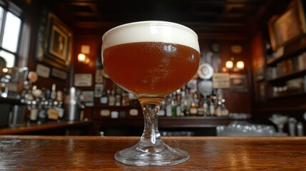 A Creamy, Amber Ale in a Classic Tavern Setting