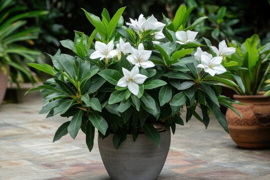 Adelfa also called Nerium Oleander or Havana lily is an ornamental urban shrub