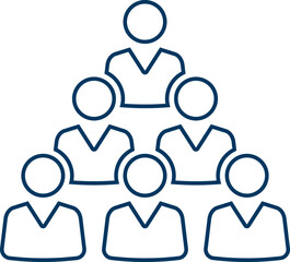 People group icon set. Team of worker. User profile symbol. Group of people or group of users. Persons symbol. Population icon. Increase social development, global demography. Vector illustration.