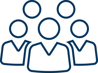 People group icon set. Team of worker. User profile symbol. Group of people or group of users. Persons symbol. Population icon. Increase social development, global demography. Vector illustration.