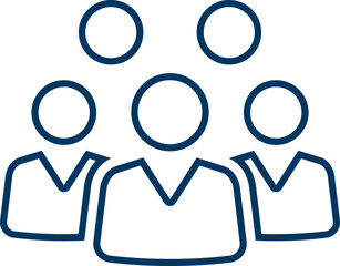 People group icon set. Team of worker. User profile symbol. Group of people or group of users. Persons symbol. Population icon. Increase social development, global demography. Vector illustration.