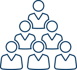 People group icon set. Team of worker. User profile symbol. Group of people or group of users. Persons symbol. Population icon. Increase social development, global demography. Vector illustration.
