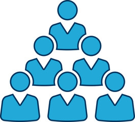 People group icon set. Team of worker. User profile symbol. Group of people or group of users. Persons symbol. Population icon. Increase social development, global demography. Vector illustration.