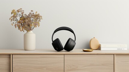 Wireless headset with noise-canceling feature Gaming room