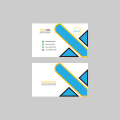 Minimalist business card design template