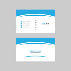 Minimalist business card design template