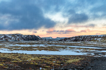 The ubiquitous geothermal energy at Hverahlid Hot Springs in southern Iceland.