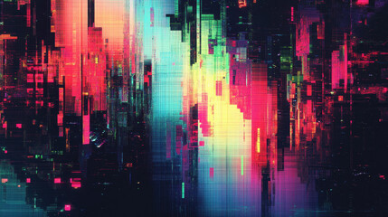 Obraz premium Neon Circuits