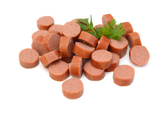 Stack Sausage, breakfast on white