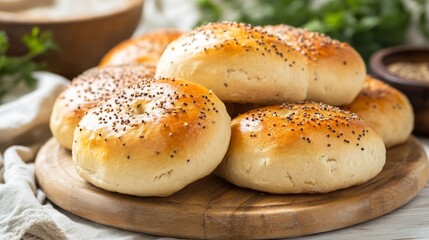 Golden Brown Poppy Seed Bagels: A Delightful Bakery Treat