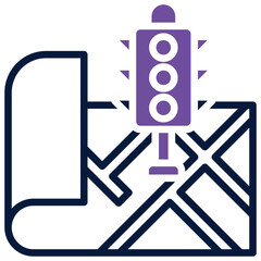 Obraz premium Traffic Light Icon