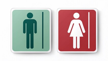 Fototapeta premium Man symbol and woman symbol png