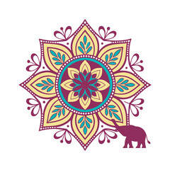 abstract floral ornament