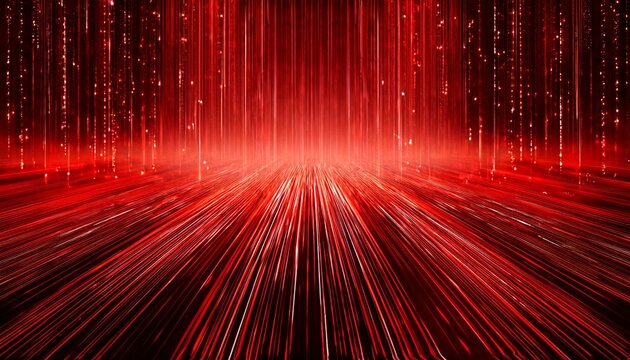 abstract matrix red background
