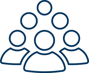 People group icon set. Team of worker. User profile symbol. Group of people or group of users. Persons symbol. Population icon. Increase social development, global demography. Vector illustration.